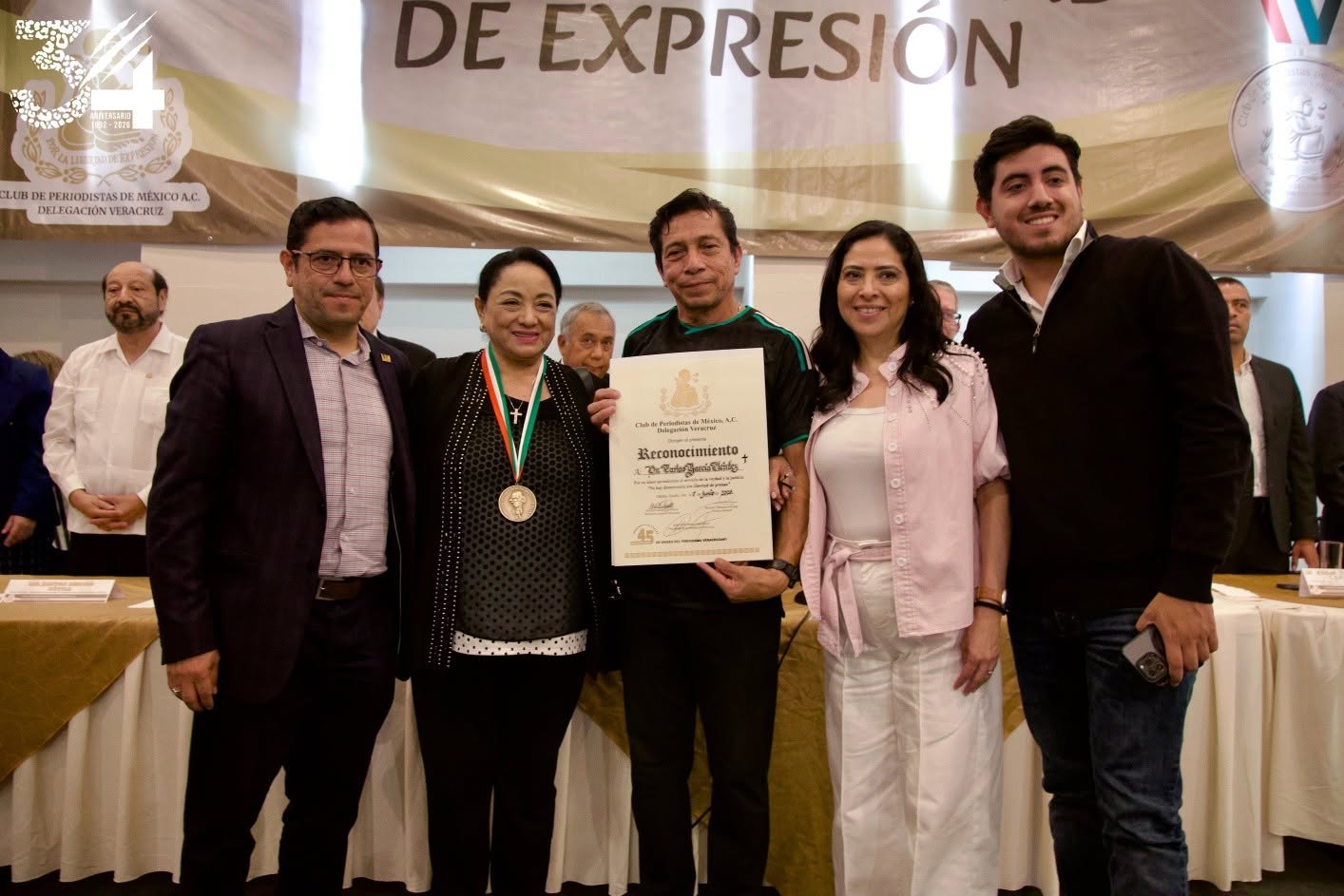 En el Día de la Libertad de Expresión, reconocen legado del Dr. Carlos García Méndez y la labor de Acrópolis Multimedios